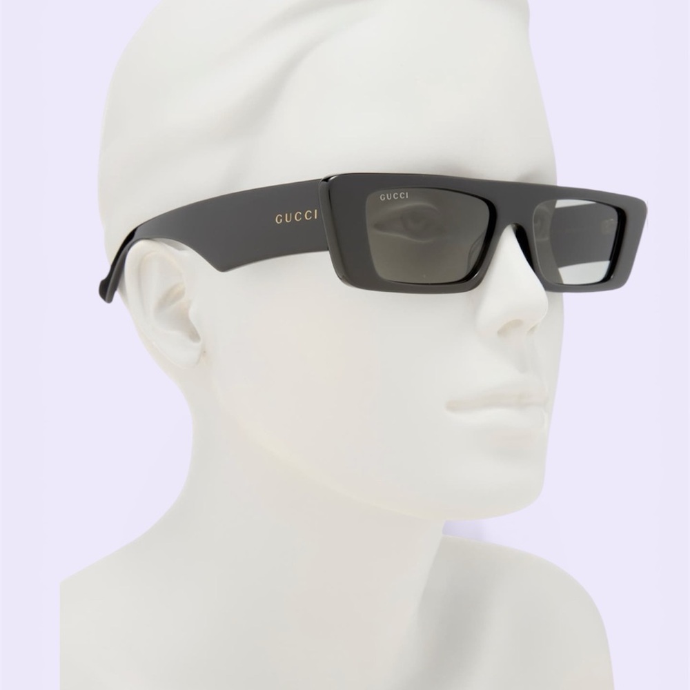 Gucci Black Rectangular Glasses - image 2